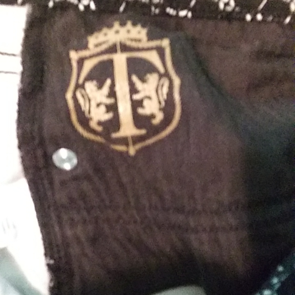 Women's Talbots Patterned Five Pocket Stretch Dre… - image 7